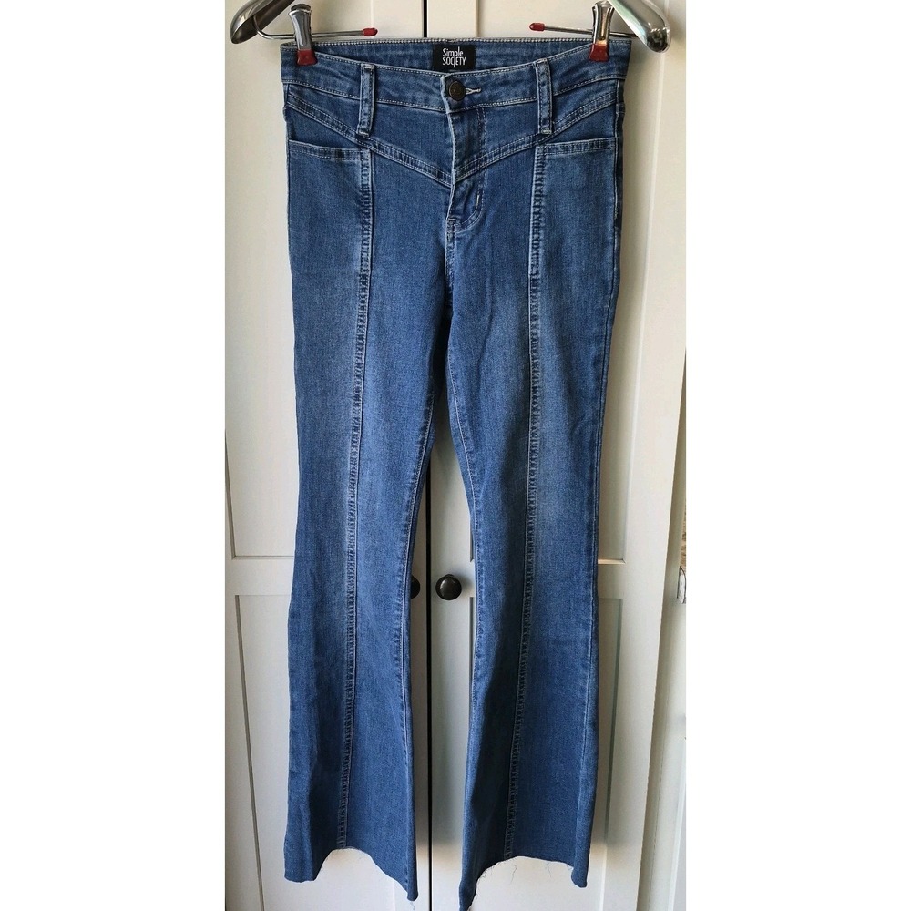 simple society bootcut women's jeans Sz 1/25 Nwot